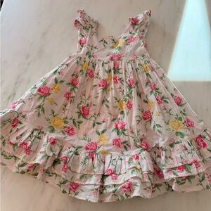 Janie and Jack Floral Ruffle Dress size 3